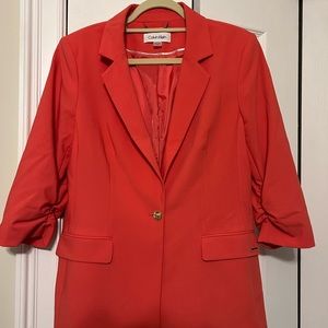 Calvin Klein women’s blazer size 12 Coral